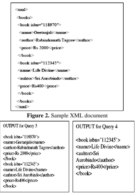 Figure 2. Sample XML document 