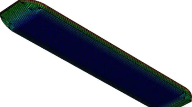 Figure 9: Ferry topside wind loading model  Table 2 Ferry simulation parameters 
