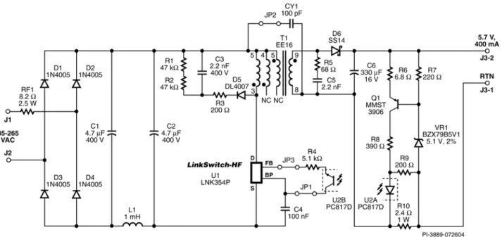 Figure 3 – EP73 Schematic. 