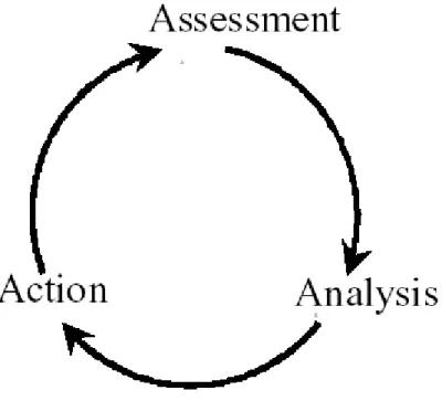 Figure 2: The Triple A Process (Jonsson 2003: 28) 