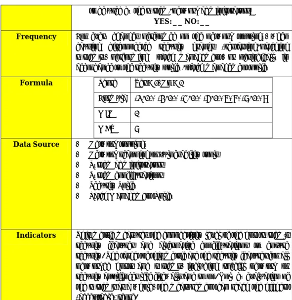 Table 6: Metric 3: Host based security connectivity 