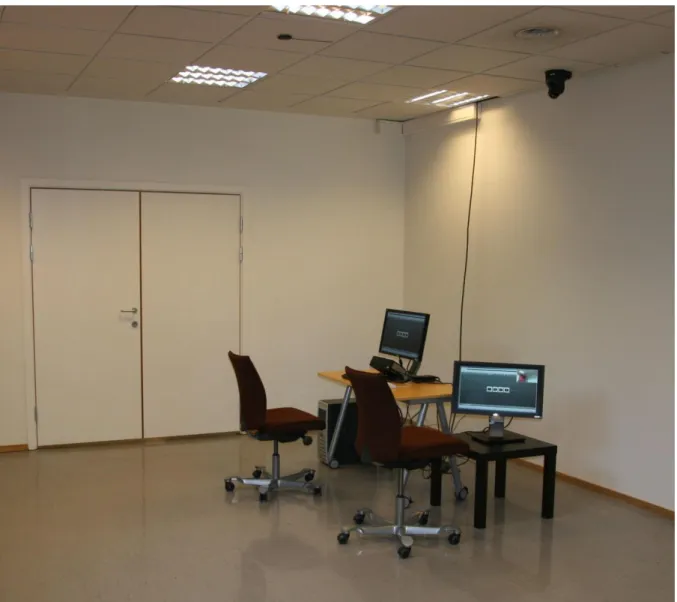 Figure 2 From the test area at the NSEP Usability Laboratory 