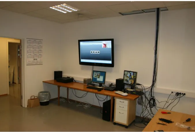Figure 3 From the observation room of the NSEP Usability Laboratory 