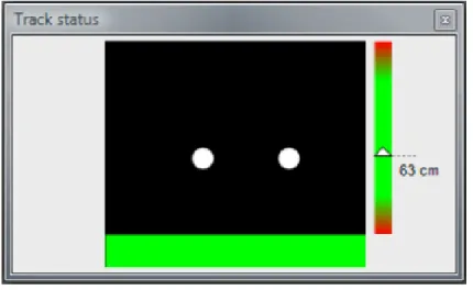 Figure 6. Tobii Studio Track Status Window. 
