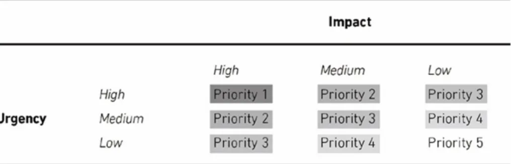 Figure 3.2: Incident Priority Coding System [31]