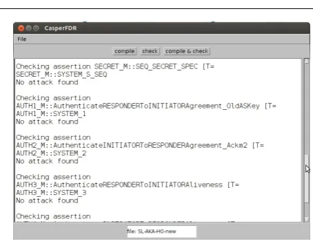 Fig. 7 Casper/FDR Veriﬁcation