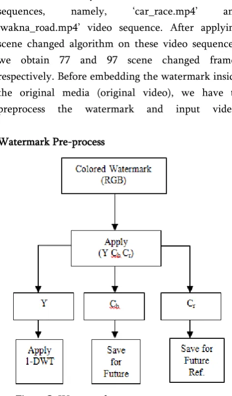 Figure 2. Watermark preprocesses to generate 