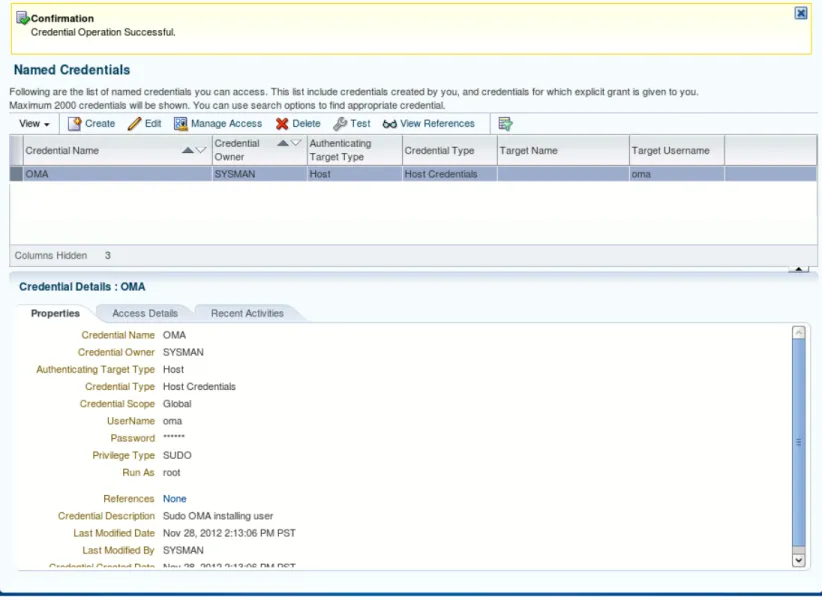 Table 3 shows the three Oracle Management Agent installation options.