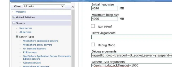 Figure 7. Manually create the application server