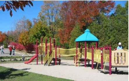 Figure 2: Playground at Waterloo Park, Waterloo, Ontario 