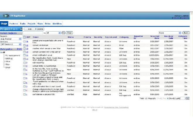 Figure 5  A view of Web Bug Tracker viewed on 10/04/2011   http://www.vaxtech.com/web-bug-tracker/images/bug-big.png  Bugzilla 