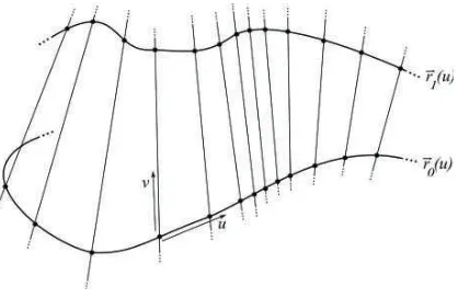 Figure 2.3: Ruled surface