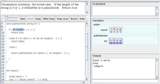 Figure 3.2: A screenshot of VIP program visualization tool.