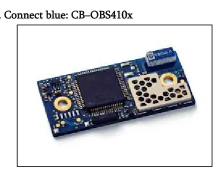 Fig. 3 Image of Connect blue: CB−OBS410x 