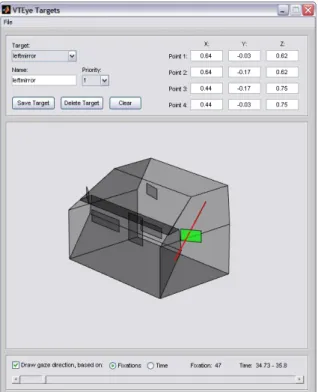 Figure 4.2: VTEye target editor