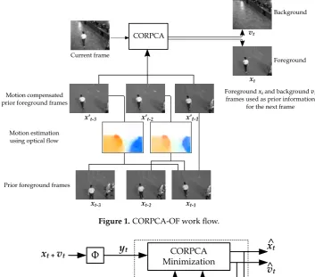 Figure 1. CORPCA-OF work ﬂow.