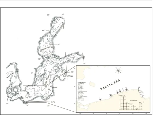 Fig. 1. Location of sampling sites
