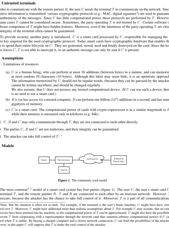 Figure 1 . The commonly used model