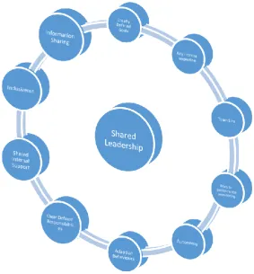 Figure 5:  Alex’s reflections on critical internal factors related to shared leadership