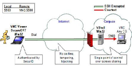 Figure 6. Secure VPN Screen Sharing 