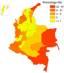 Figure 3: Indigenous population in Colombia 