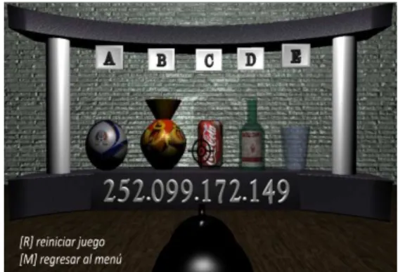 Fig. 4. Interface of game 2. 