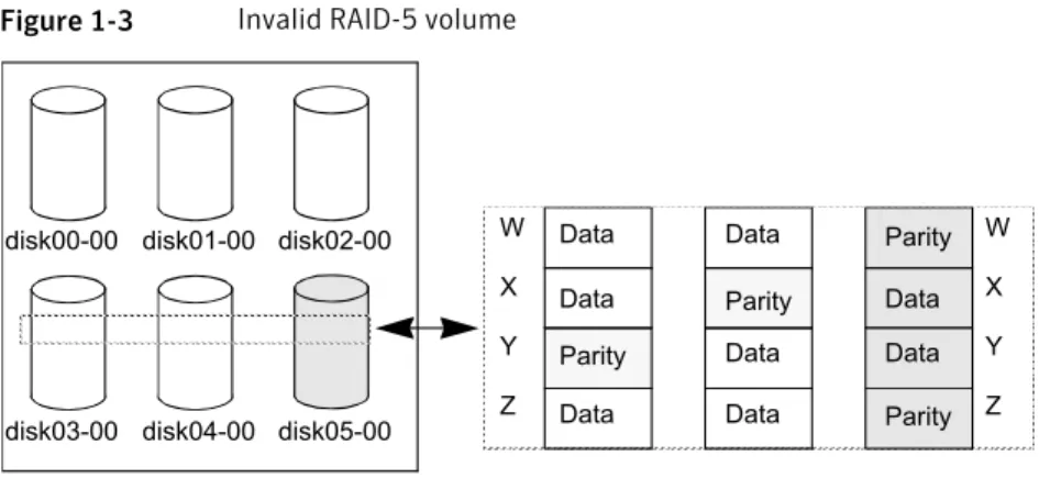 Figure 1-3 Invalid RAID-5 volume