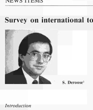 Table 1: Indicators on economic significance of 'tourism' (average 1978—83) 
