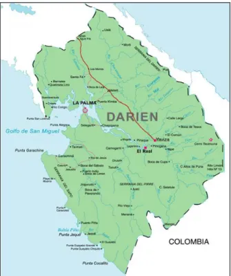 Figure 2. Darién province. 