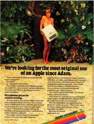 Figure 3 Apple advertisement 1979 (Source: 