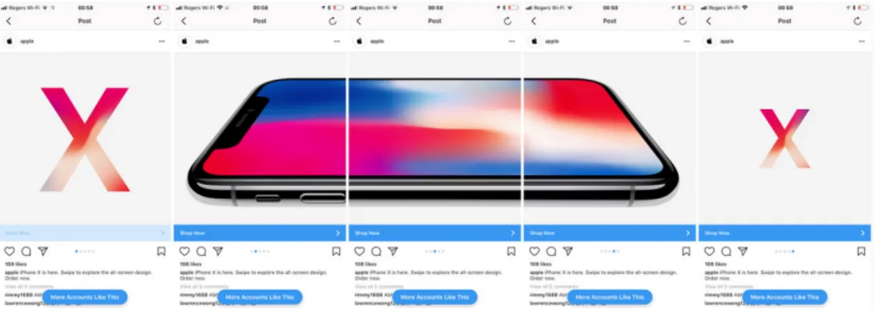 Figure 11 Apple Instagram ad (Source: Schmidt, G., n.d.) 