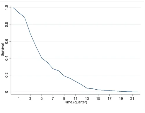 Figure 2: Kaplan-Meier Survival Function 