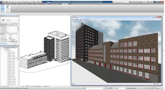 Figure 2 illustrates how our viewer plug-in is inte- inte-grated in Revit from a user's perspective