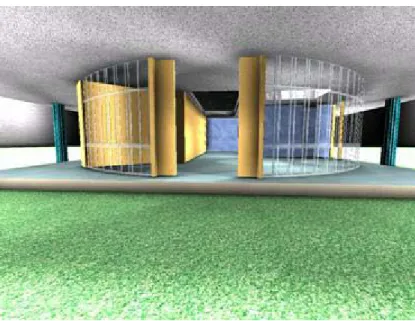 Figure 14: The fully lighted virtual office 