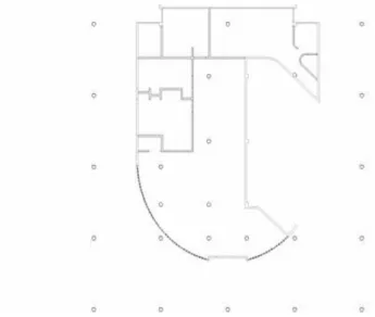 Figure 8: The 2D floor plan of the office 