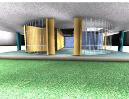 Figure 14: The fully lighted virtual office 