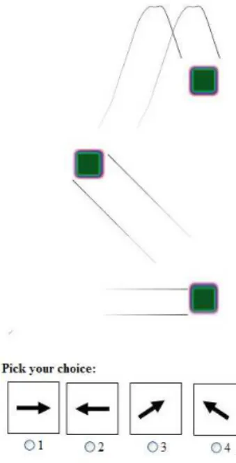 Figure 5: This is a screenshot showing an augmented snap- snap-shot based visualization to the subjects