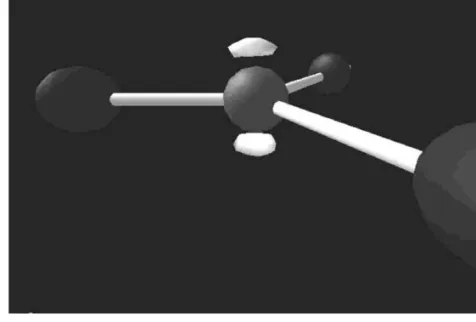 Fig. 3. Isosurface (ELF = 0.85) of the electron localization function around an oxygen atom in bulk SnO 2 .