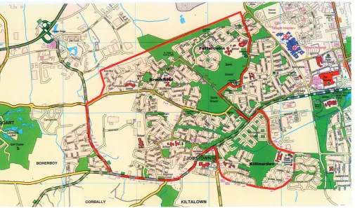 Figure 1: Map of Tallaght West