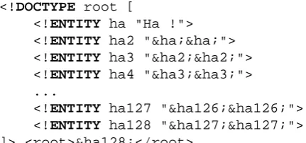 Figure 3.3: Entity Expansion Attack