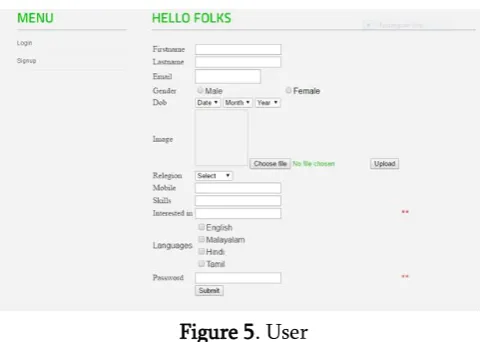 Figure 5. User 