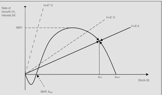 Figure III-2-4: Effort-Growth Equilibrium
