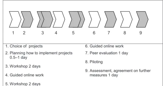 Figure 1. Programme for Planning and Administration of Online Education course 