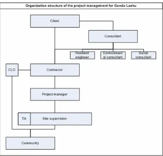 Figure 3 Project management structure  