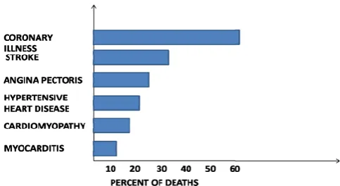 Figure 1. Different causes of Heart Diseases 