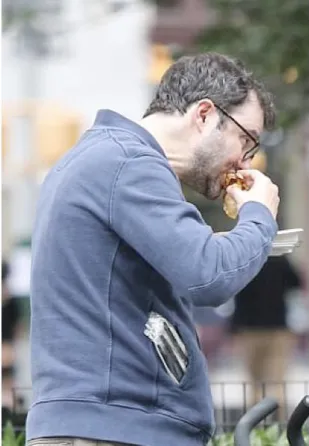 Figure 16. Mr. Mezvinsky in a park on May 30, 2017 from Reference 68. 