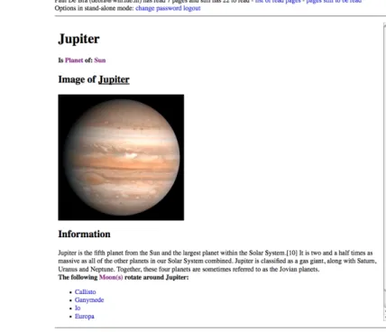 Fig. 6.10 A typical page from the Milkyway course 