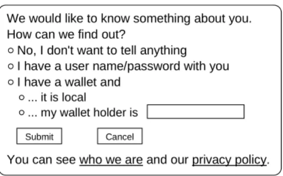 Figure 3 Example of the form for a wallet location query (Step 1)