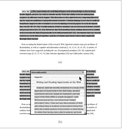 Figure 5.5: The result of creating an association with the Annotation Linker tool