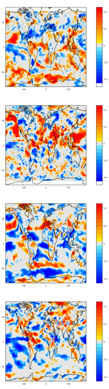 Figure 7. Same as Figure 5, but for correlation with PDO.